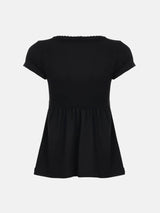 Litlookz Studio Y2K Goth Babydoll Top, view 6