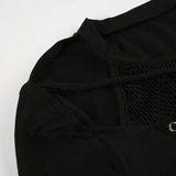 Litlookz Studio Y2K Goth Fishnet Top, view 5
