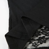 Litlookz Studio Y2K Goth Lace Back Top, view 4