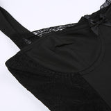 Litlookz Studio Y2K Goth Lace Mini Dress, view 4
