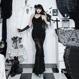 Litlookz Studio Y2K Goth Mermaid Maxi Dresses, view 3