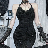Litlookz Studio Y2K Goth Mermaid Maxi Dresses, view 6