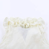 Litlookz Studio Y2K Goth Ruffle Shirt, view 6