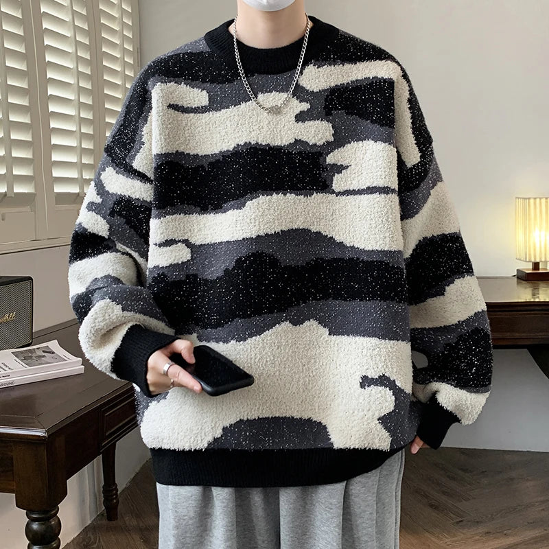 Litlookz Studio Y2K Graphic Patterned Sweater