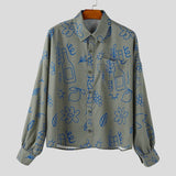 Litlookz Studio Y2K Graphic Print Shirt, view 4