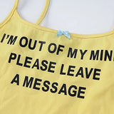 Litlookz Studio Y2K Graphic Text Tank Top, view 5