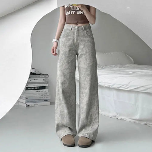 Litlookz Studio Y2K Gray Washed Pants