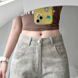Litlookz Studio Y2K Gray Washed Pants, view 4