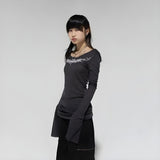 Litlookz Studio Y2K Grunge Barbed Wire Top, view 3