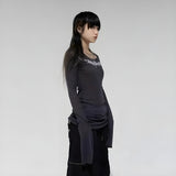 Litlookz Studio Y2K Grunge Barbed Wire Top, view 4