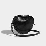 Litlookz Studio Y2K Grunge Belted Heart Shaped Bag, view 3