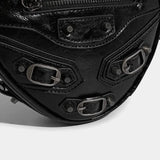 Litlookz Studio Y2K Grunge Belted Heart Shaped Bag, view 6