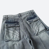 Litlookz Studio Y2K Grunge Cargo Jeans, view 3