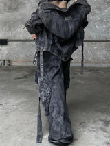 Litlookz Studio Y2K Grunge Cargo Pants, view 4