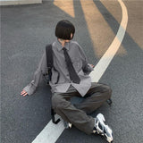 Litlookz Studio Y2K Grunge Detachable Sleeve Shirt, view 5