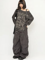 Litlookz Studio Y2K Grunge Distressed Top, view 4