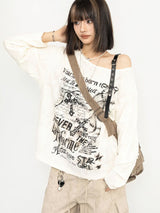 Litlookz Studio Y2K Grunge Distressed Top, view 6
