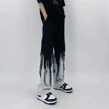 Litlookz Studio Y2K Grunge Fringed Jeans, view 3
