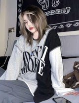 Litlookz Studio Y2K Grunge I Don't Smoke Tee, view 2