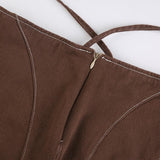 Litlookz Studio Y2K Grunge Lace Up Mini Skort, view 5