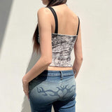 Litlookz Studio Y2K Grunge Mesh Top, view 2