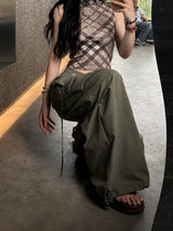 Litlookz Studio Y2K Grunge Parachute Pants, view 2