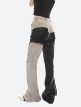 Litlookz Studio Y2K Grunge Patchwork Flare Pants, view 3