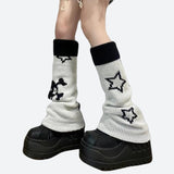 Litlookz Studio Y2K Grunge Reversible Leg Warmers, view 2