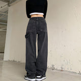 Litlookz Studio Y2K Grunge Skeleton Hand Jeans, view 5