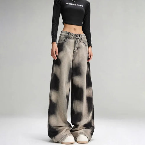 Litlookz Studio Y2K Grunge Sprayed Jeans