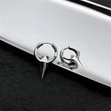 Litlookz Studio Y2K Grunge Stars Hoop Earrings, view 2