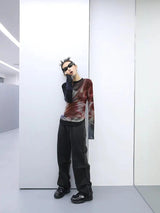 Litlookz Studio Y2K Grunge Tie Dye Top, view 2