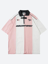 Litlookz Studio Y2K Half Zip-Up Jersey Top, view 2
