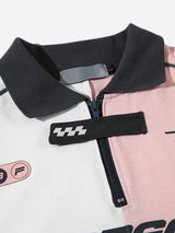 Litlookz Studio Y2K Half Zip-Up Jersey Top, view 3