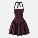 Litlookz Studio Y2K Halter Bubble Mini Dress, view 3