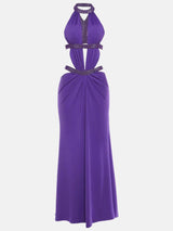 Litlookz Studio Y2K Halter Cut Out Maxi Dress, view 6
