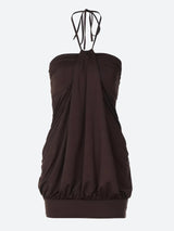 Litlookz Studio Y2K Halter Neck Mini Dress, view 4
