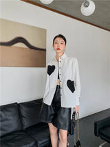 Litlookz Studio Y2K Heart Button-Up Shirt, view 5