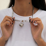 Litlookz Studio Y2K Heart Chain Beaded Necklace, view 2
