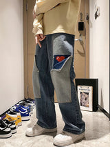 Litlookz Studio Y2K Heart Detail Cargo Jeans, view 2