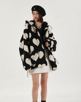 Litlookz Studio Y2K Heart Pattern Jacket, view 3