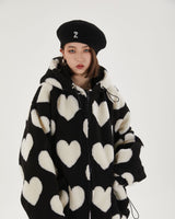 Litlookz Studio Y2K Heart Pattern Jacket, view 6