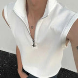 Litlookz Studio Y2K High Neck Zip Top, view 4
