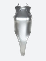 Litlookz Studio Y2K High Neck Zip-Up Bodysuit, view 5