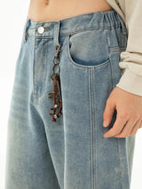 Litlookz Studio Y2K High Waist Baggy Jeans, view 4