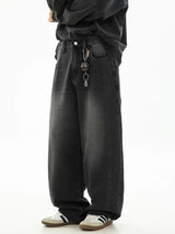 Litlookz Studio Y2K High Waist Baggy Jeans, view 5