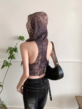 Litlookz Studio Y2K Hooded Corset Top, view 2