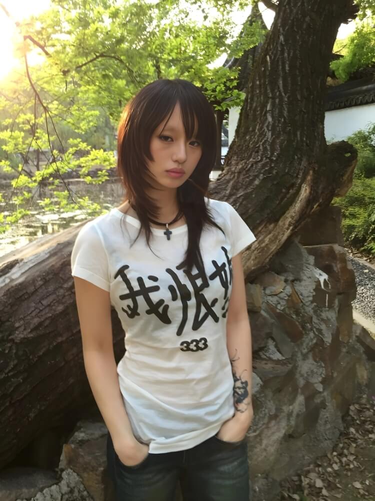 Litlookz Studio Y2K I Hate Her Tee