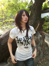 Litlookz Studio Y2K I Hate Her Tee, view 4