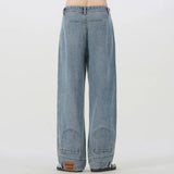 Litlookz Studio Y2K Inverted Patch Pocket Jeans, view 4